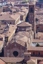 Architecture of Bologna - aerial photo