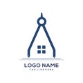 Architecture and building construction logo