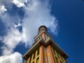 Architecture building of the minaret mosque Royalty Free Stock Photo