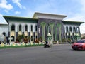 The architecture of the building of one of the big mosques in the city of Ternate, Indonesia Royalty Free Stock Photo