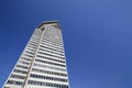 Architecture, Building tower, Edificio Colon or Torre Maritima, brutalism style, Barcelona.