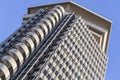 Architecture, Building tower, Edificio Colon or Torre Maritima, brutalism style, Barcelona.