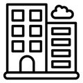 Architecture, building . Vector icons Set which can easily modify or editable Royalty Free Stock Photo