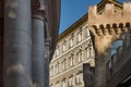 Architecture of the buildings of Rome, Vatican, Italy Royalty Free Stock Photo