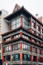 Architecture at Canal & Centre Streets, in Chinatown, Manhattan, New York City Royalty Free Stock Photo