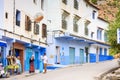 Architecture of Chefchaouen, Morocco Royalty Free Stock Photo