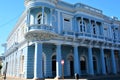 Architecture of Cienfuegos, Cuba. Various colorful buildings