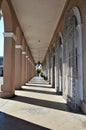 Architecture of Cienfuegos, Cuba. Various colorful buildings