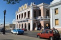 Architecture of Cienfuegos, Cuba. Various colorful buildings