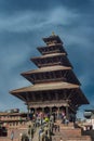 architecture of the city of Bhaktapur. Nepal