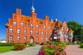 Architecture of city hall in Tczew city