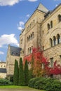 Architecture of Poznan in Poland view of part of the Imperial castle Royalty Free Stock Photo