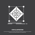 Architecture, cluster, grid, model, preparation Icon. glyph vector symbol for UI and UX, website or mobile application