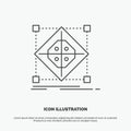 Architecture, cluster, grid, model, preparation Icon. Line vector gray symbol for UI and UX, website or mobile application