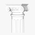 Architecture, columns, beams, architectural decoration, architectural styles, Greek architecture Royalty Free Stock Photo
