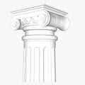 Architecture columns details vector image,architectural decoration