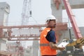 Architecture Construction Safety First Career Concept