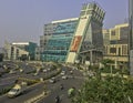 Architecture of Cyber City or Cyberhub in Gurgaon, New Delhi, India