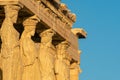 Architecture detail of ancient building in Acropolis, Athens Royalty Free Stock Photo