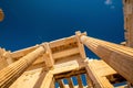 Architecture detail of ancient building in Acropolis, Athens Royalty Free Stock Photo