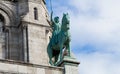 Architecture detail of Basilica of Sacre-Coeur, Montmartre. Paris. Royalty Free Stock Photo