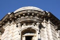 Architecture detail closeup of an old building