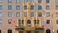 Architecture detail of Essex house building, New York Royalty Free Stock Photo