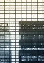 Architecture detail Modern Glass facade reflect Building Royalty Free Stock Photo