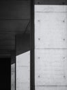 Architecture detail Modern structure Black and White Royalty Free Stock Photo