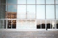 Architecture detail of Palazzo dei Congressi Roma Eur Royalty Free Stock Photo