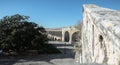 Architecture detail of Saint-Clement aqueduct in Montpellier, France