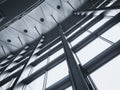 Architecture detail Steel Frame details Modern Building Royalty Free Stock Photo