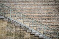 Architecture detail in a street in Toulouse Royalty Free Stock Photo