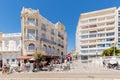 architecture detail by summer in Les Sables d Olonne, France