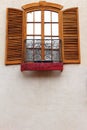 Architecture Detail Window with shutters