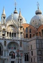 Architecture details of Cathedral of San Marco Royalty Free Stock Photo