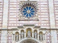 Speyer Cathedral, west facade details, Germany