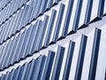 Architecture details Glass facade pattern geometric Modern building design Royalty Free Stock Photo