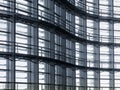 Architecture details Glass wall panel Curve steel structure Modern Building Royalty Free Stock Photo