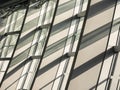 Architecture details Glass wall panel Shade shadow Steel structure Modern Building Royalty Free Stock Photo