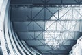 Architecture details Glass wall Roof Steel structure Modern Building construction Royalty Free Stock Photo