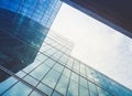 Architecture details Modern Building Glass facade Business background Royalty Free Stock Photo