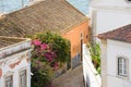 Architecture details of the pretty city of Faro