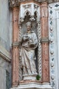 Architecture details- sculpture at San Marco Piazza in Venice, Italy Royalty Free Stock Photo