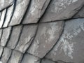 Architecture details Siegerland slate Royalty Free Stock Photo