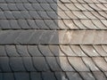 Architecture details Siegerland slate Royalty Free Stock Photo