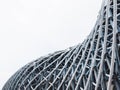 Architecture details Steel construction curve structure Building Exterior Royalty Free Stock Photo