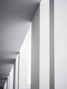 Architecture details White columns Modern building geometric Abstract background Royalty Free Stock Photo