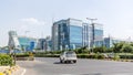 DLF Cyber City, Cyberhub, Gurgaon, Gurugram Royalty Free Stock Photo