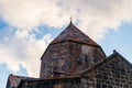 Architecture dome of the ancient Armenian monastery Sevanavank in Armenia Royalty Free Stock Photo